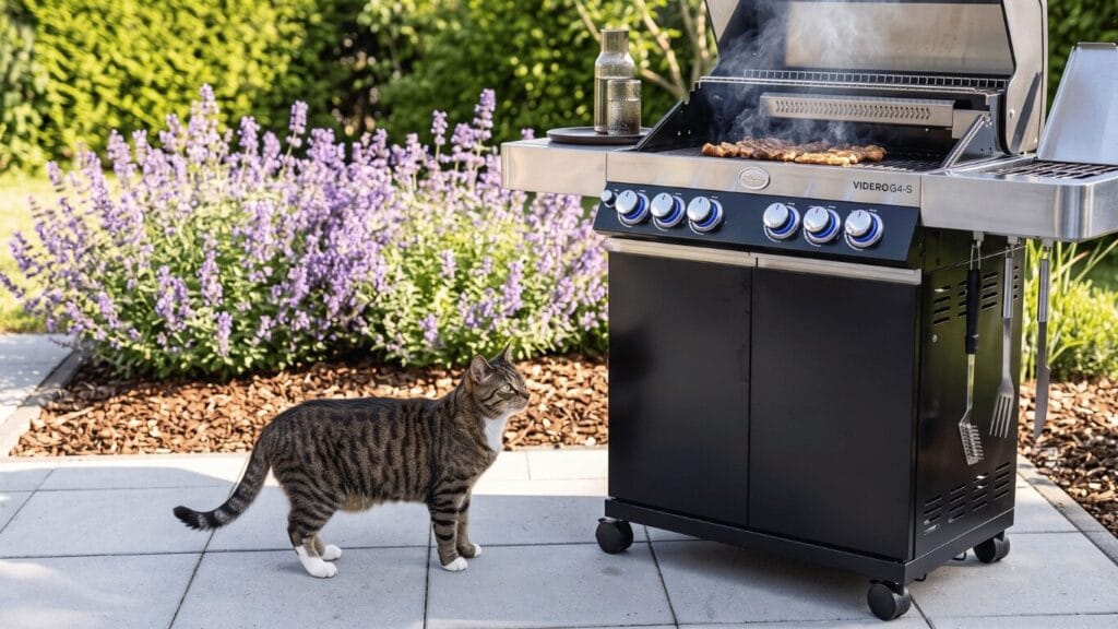 Grillparty für Katzen