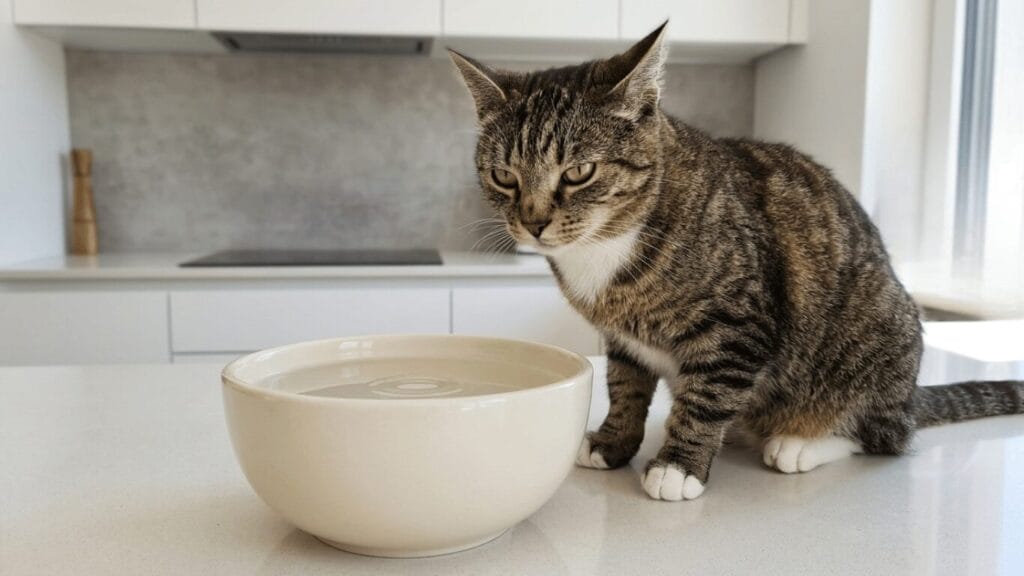 Trinkfaule Katzen animieren